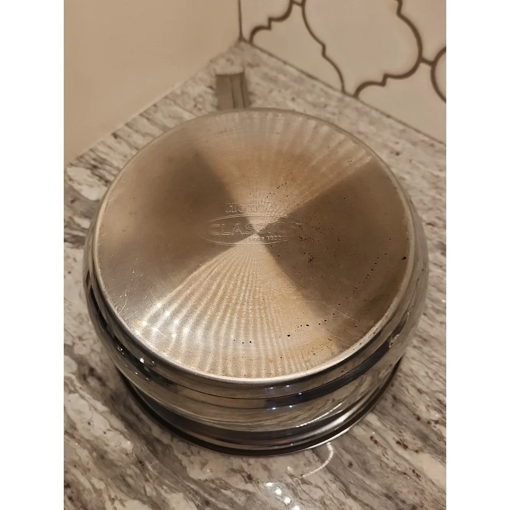 Heuck Classics 2 Quart Stainless Steel‎  Saucepan w/Stainless Lid